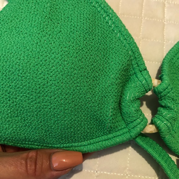 PilyQ Sea Green Small Bikini Top - Picture 6 of 8